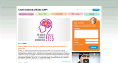 Desktop Screenshot of mozkovaprihoda.cz